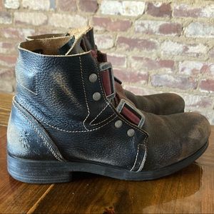 Fly London flat ankle boots